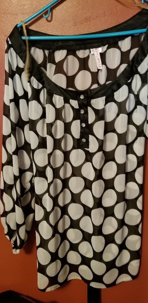 Womens polka dot shirt